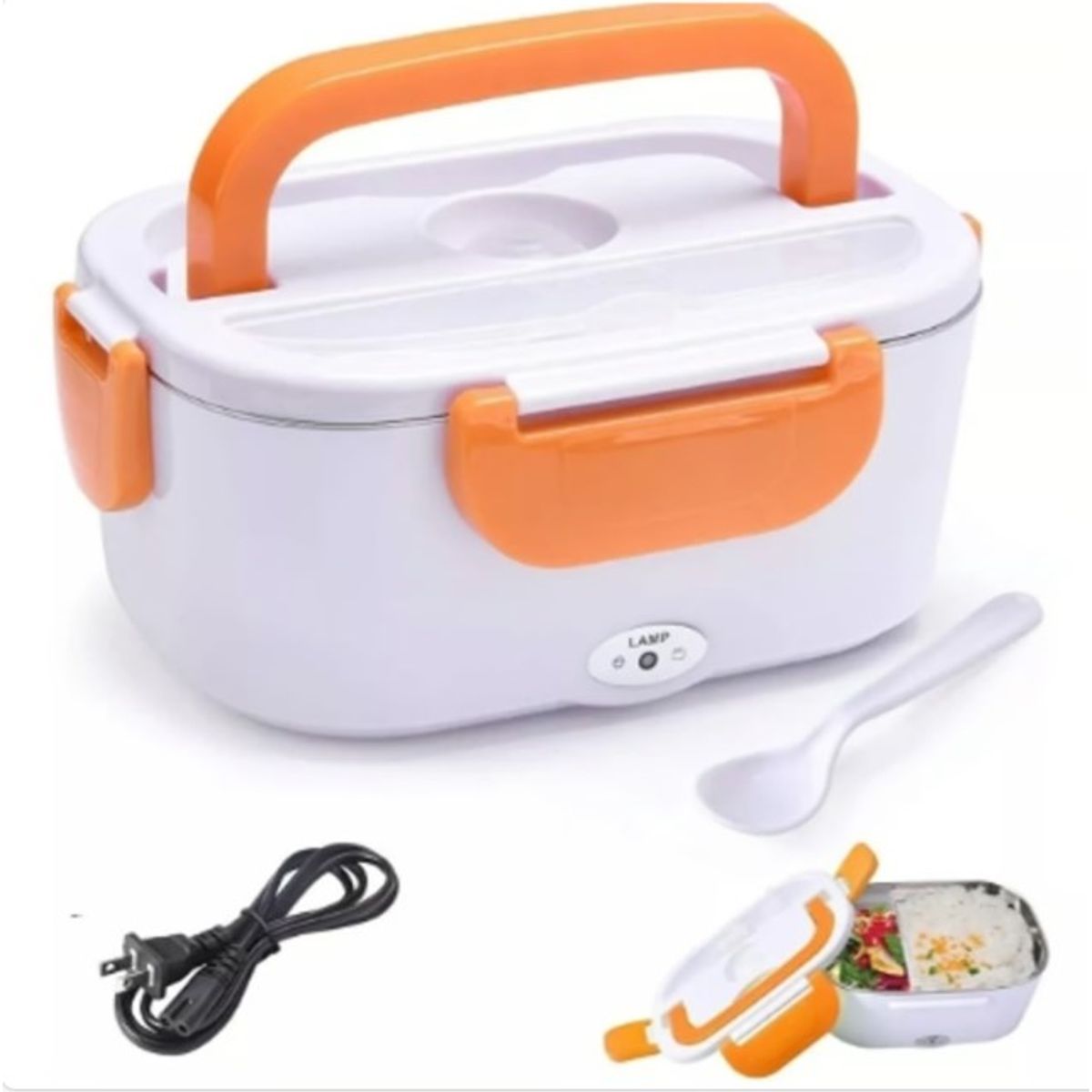 GENERICO - Taper Hermetico Contenedor Calentador Comida Lunch Box
