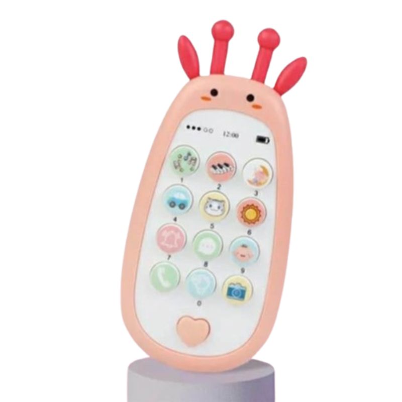 GENERICO - Juguete celular para bebe con luz y sonido incluye las pilas