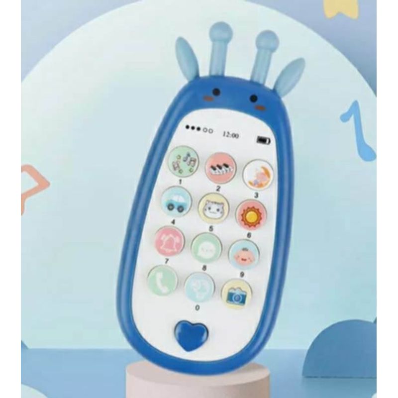 GENERICO - Juguete celular para bebe con luz y sonido incluye las pilas