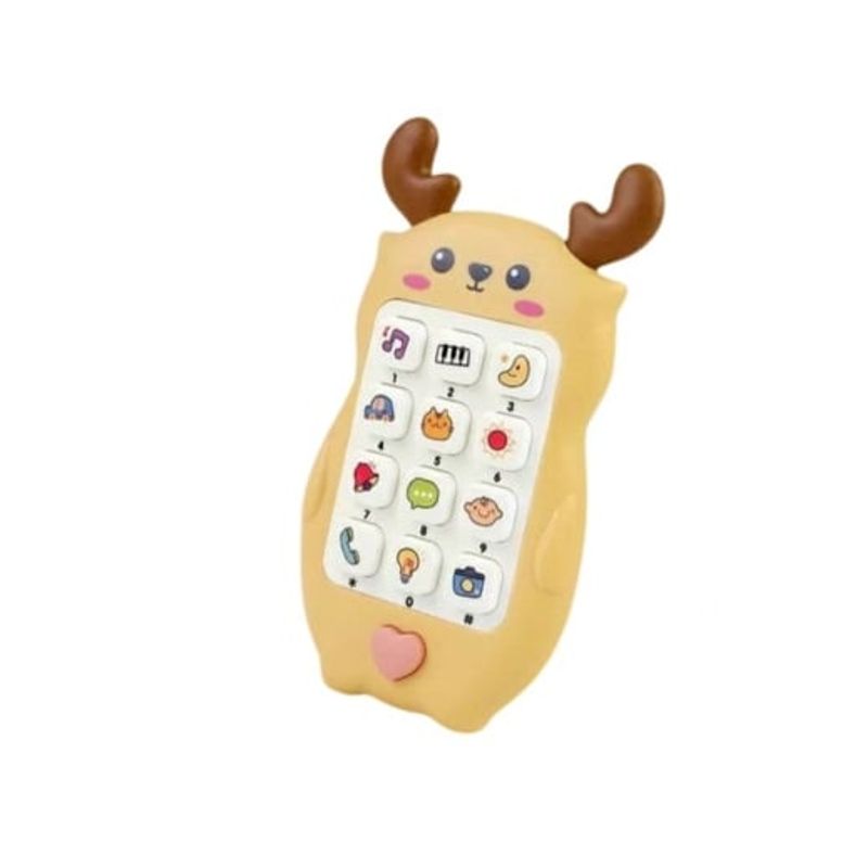 GENERICO - Juguete celular para bebe con luz y sonido incluye las pilas
