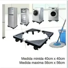 GENERICO - Base Ajustable Multiuso Ruedas Cocinarefrigerador