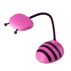 TEMPORA - Lámpara sobremesa abeja rosa ajustable LED