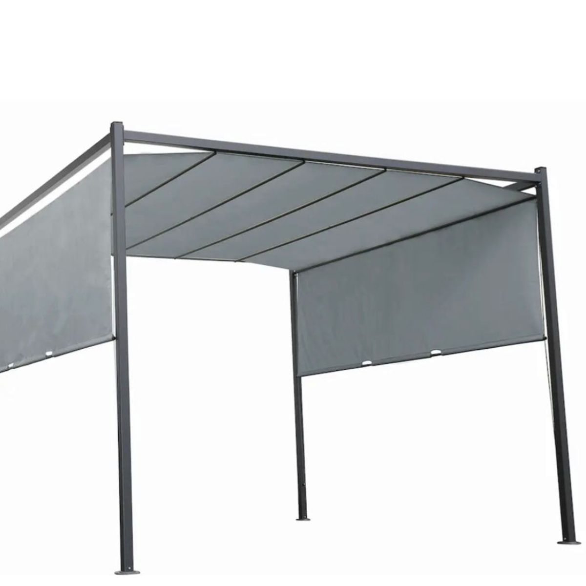 GENERICO - Pérgola 3 x 3 x 2,3 M -  Albany  Gris Oscuro - Outzen