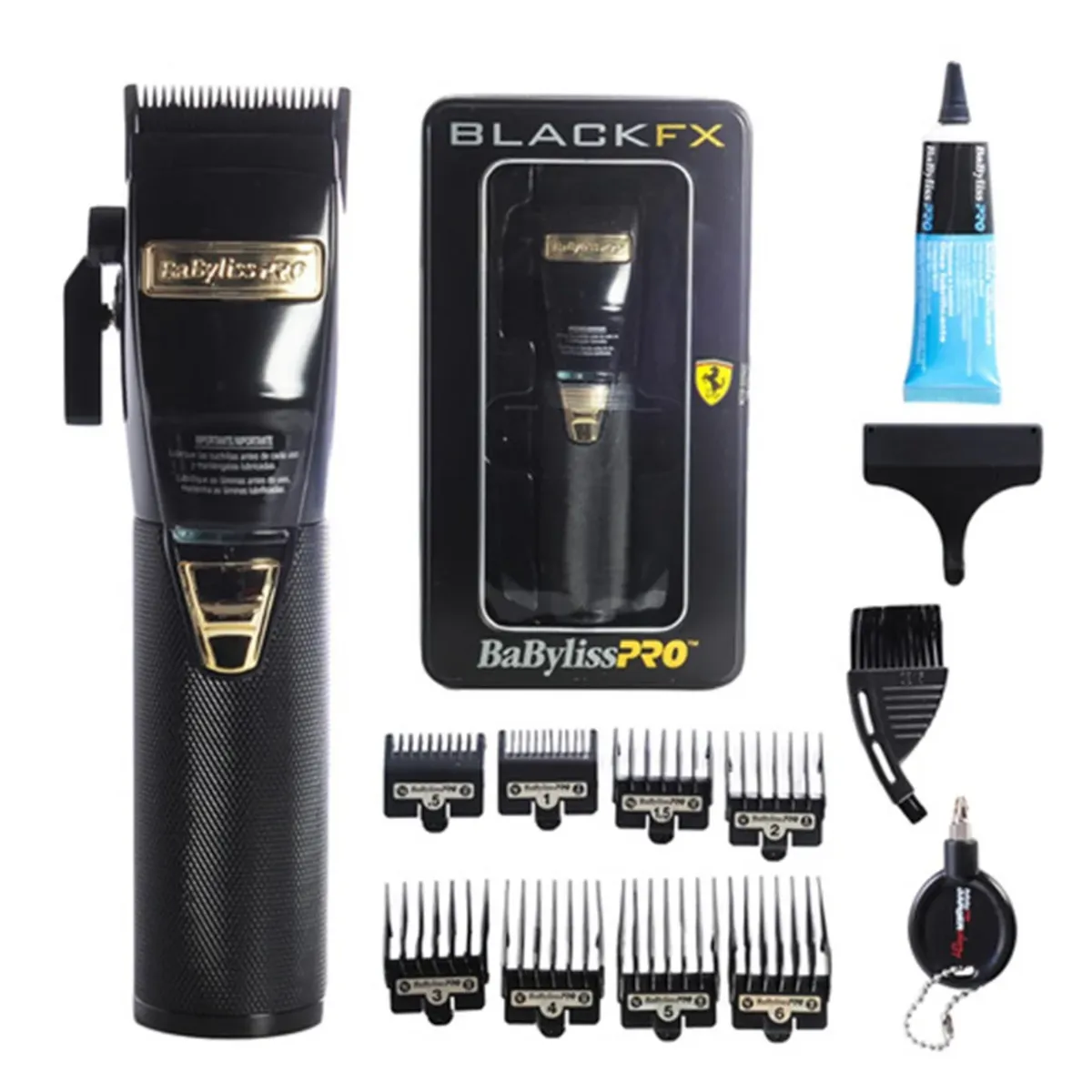 BABYLISS PRO - Máquina De Cortar Pelo Babyliss 4barbers Black Fx Stay Gold