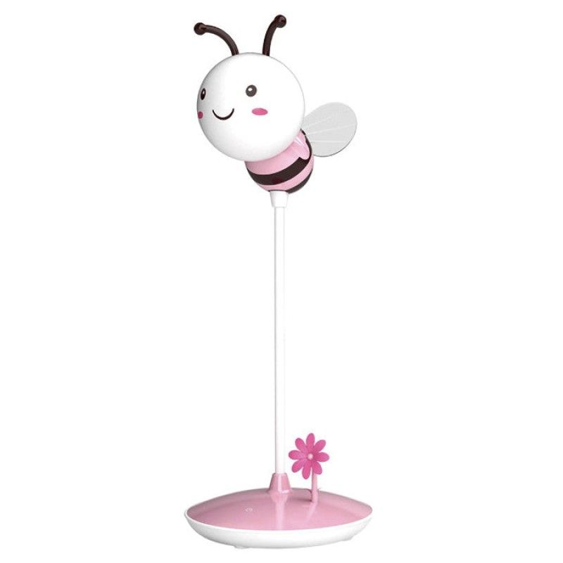 TEMPORA - Lámpara sobremesa abeja rosa LED