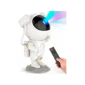 GENERICO - Pack 2Proyector Lámpara Luz Led Galaxia Astronauta Ho442 Color de la estructura Blanco