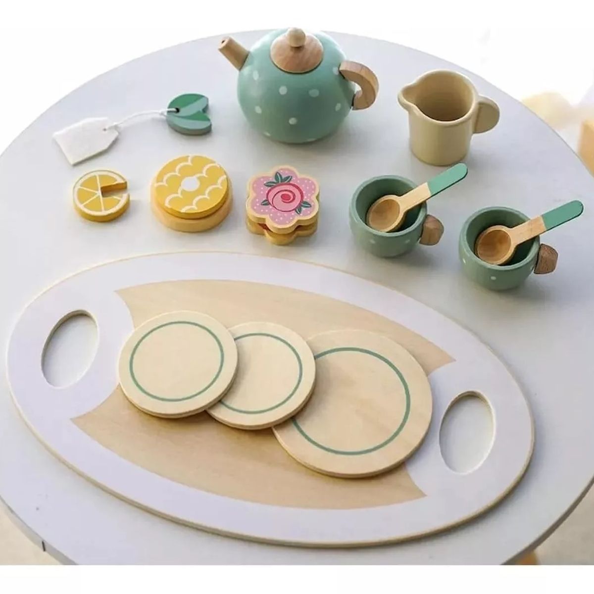 GENERICO - Tazas De Té Para Juego Con Caldera Pastel