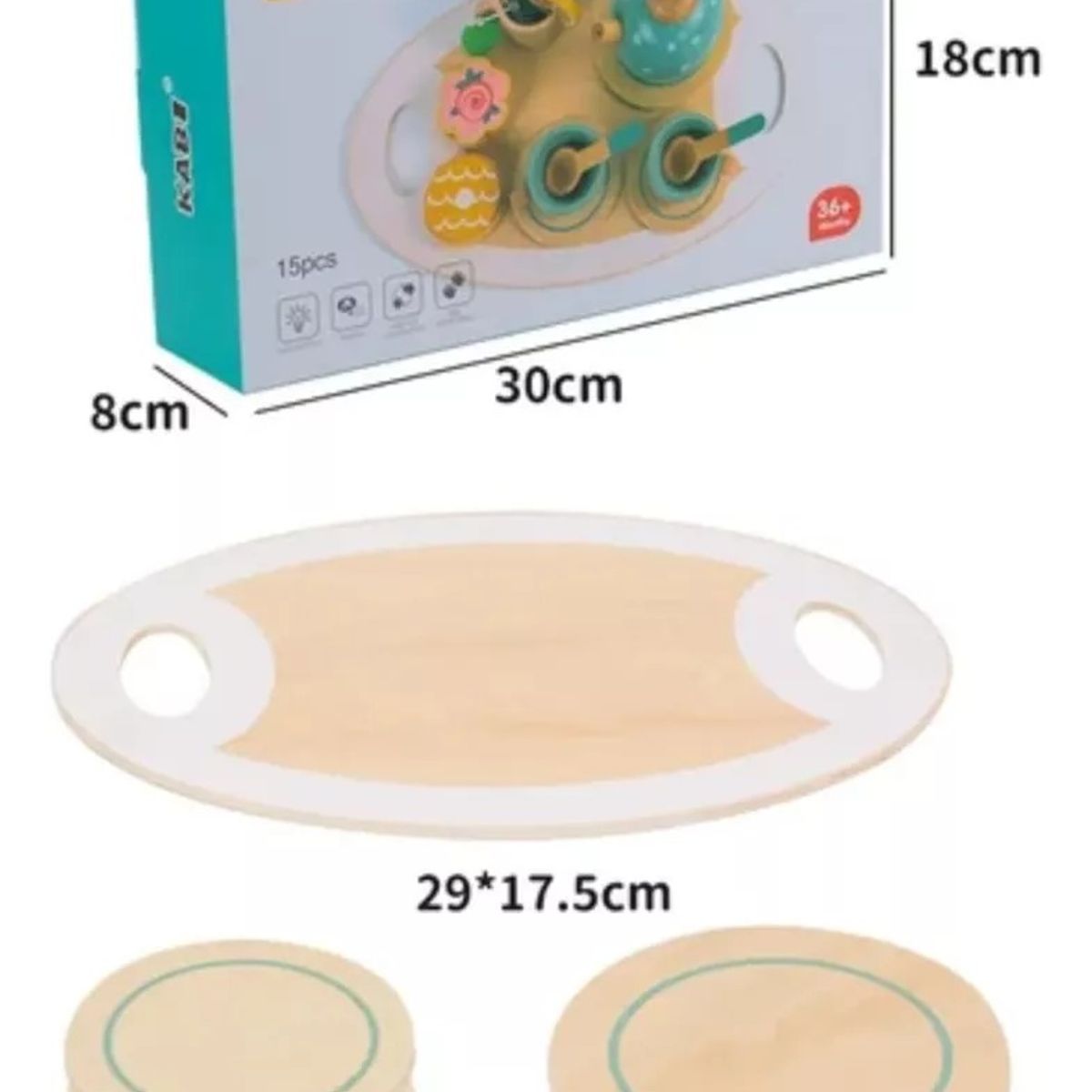 GENERICO - Tazas De Té Para Juego Con Caldera Pastel