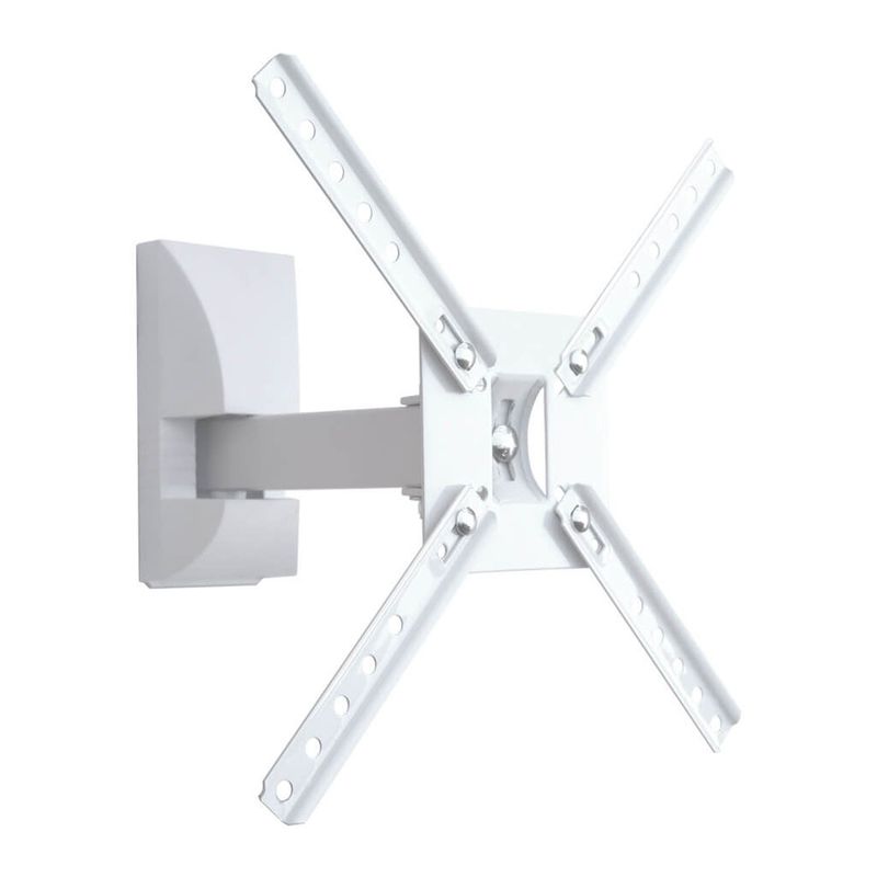 BRASFORMA - Soporte TV Brazo de 19 cm Color Blanco 10" a 55" SBRLB130B