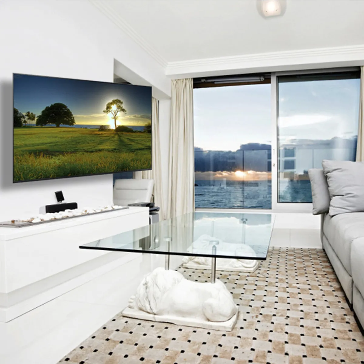 BRASFORMA - Soporte con Brazo de 19 cm  para TV 10" a 55" SBRLB130B  Brasforma