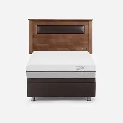 ROSEN - Boxet Pratta 1 Plaza 90x200 cm + Respaldo Ferrara