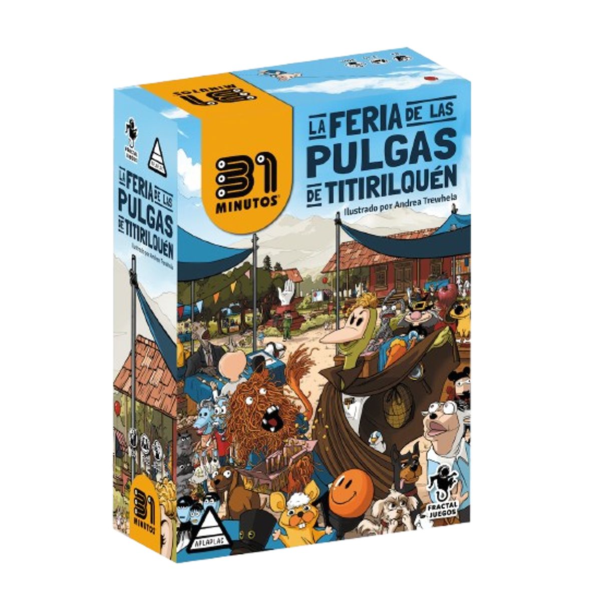 FRACTAL JUEGOS - Feria de las Pulgas de Titirilquen de 31 Minutos Juego Mesa