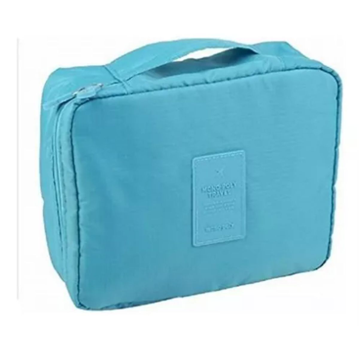 GENERICO - Bolsa Viaje Cosmético Organizador De Maquillaje Impermeable Celeste
