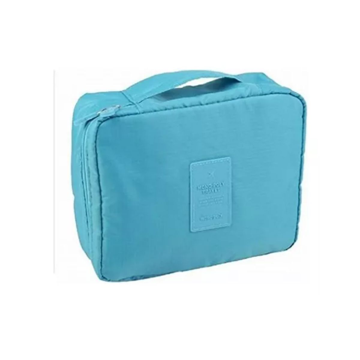 GENERICO - Bolsa Viaje Cosmético Organizador De Maquillaje Impermeable Celeste