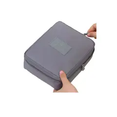 GENERICO - Bolsa Viaje Cosmético Organizador De Maquillaje Impermeable GRIS