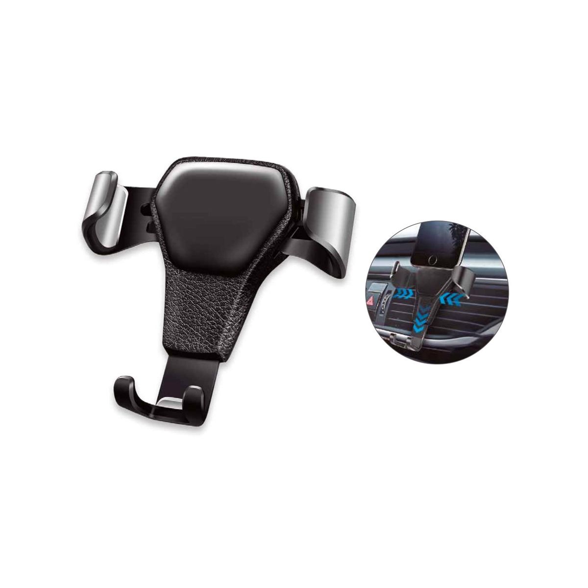 DBLUE - Soporte Celular Vehículos Con Rejilla Horizontal Aire - SC