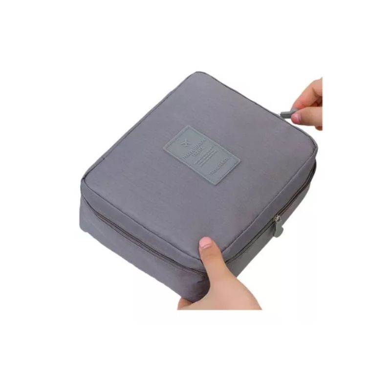 GENERICO - Bolsa Viaje Cosmético Organizador De Maquillaje Impermeable GRIS