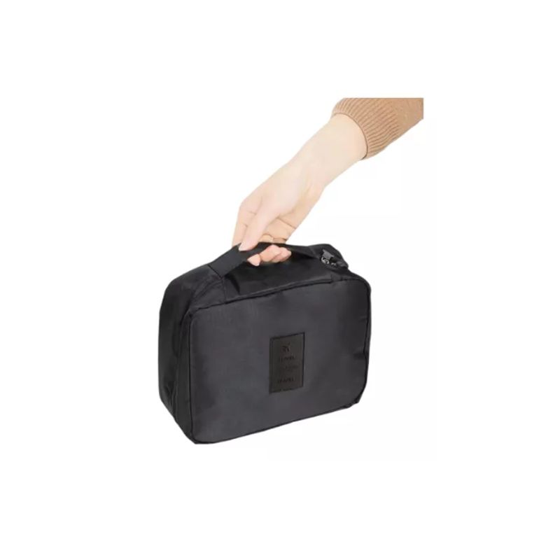GENERICO - Bolsa Viaje Cosmético Organizador De Maquillaje Impermeable NEGRO