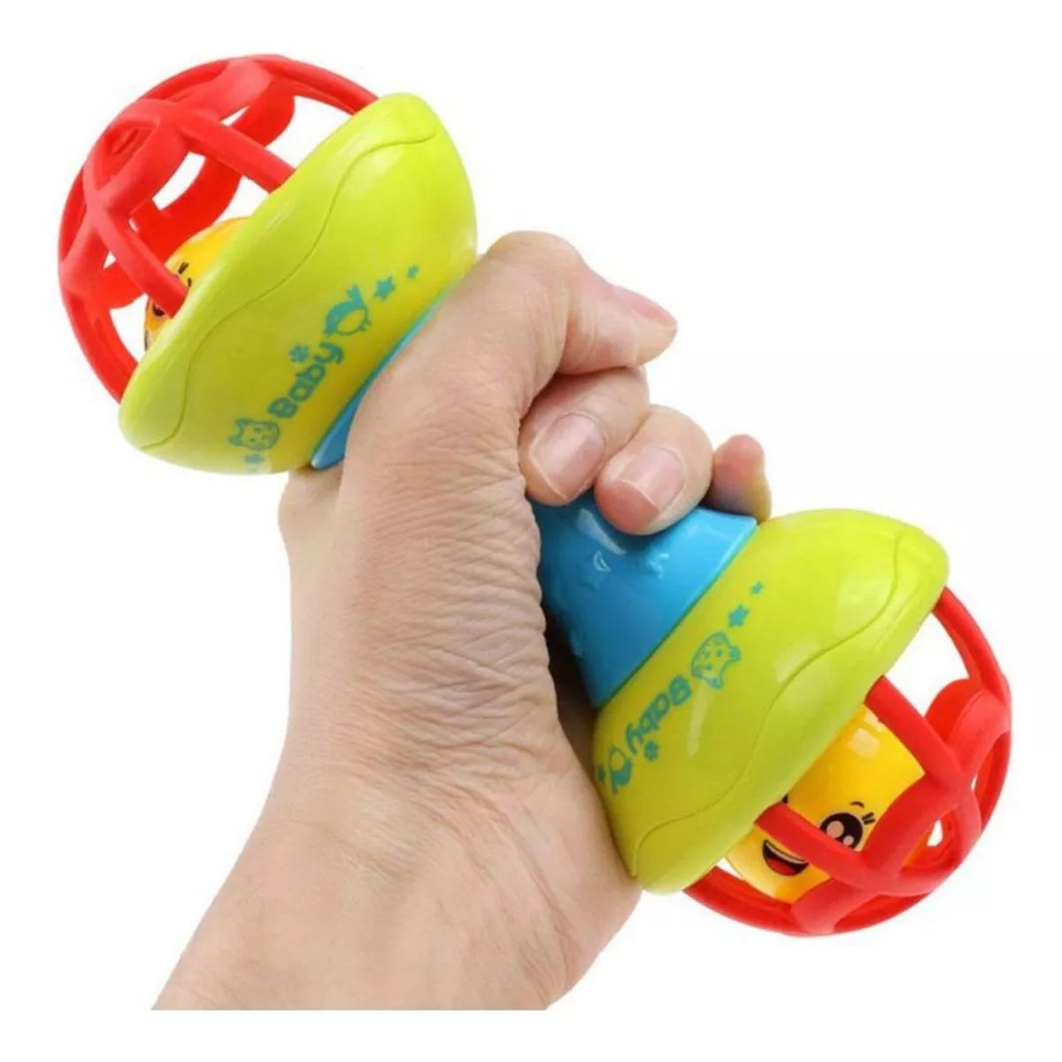 GENERICO - Pelota Cascabel Sonajero Para Bebe Blando