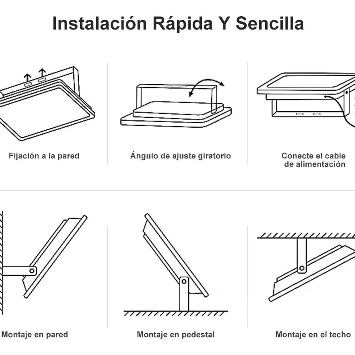 GENERICO - Focos Reflectores Led 400w X2  Proyector De Exterior Resistente A La Lluvia FIGOIMPORT