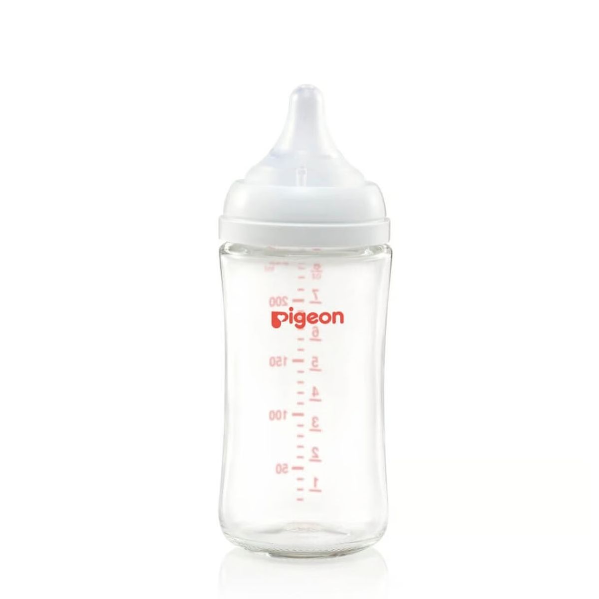 PIGEON - Mamadera Pigeon Soft touch VIDRIO 3m+ 240ml