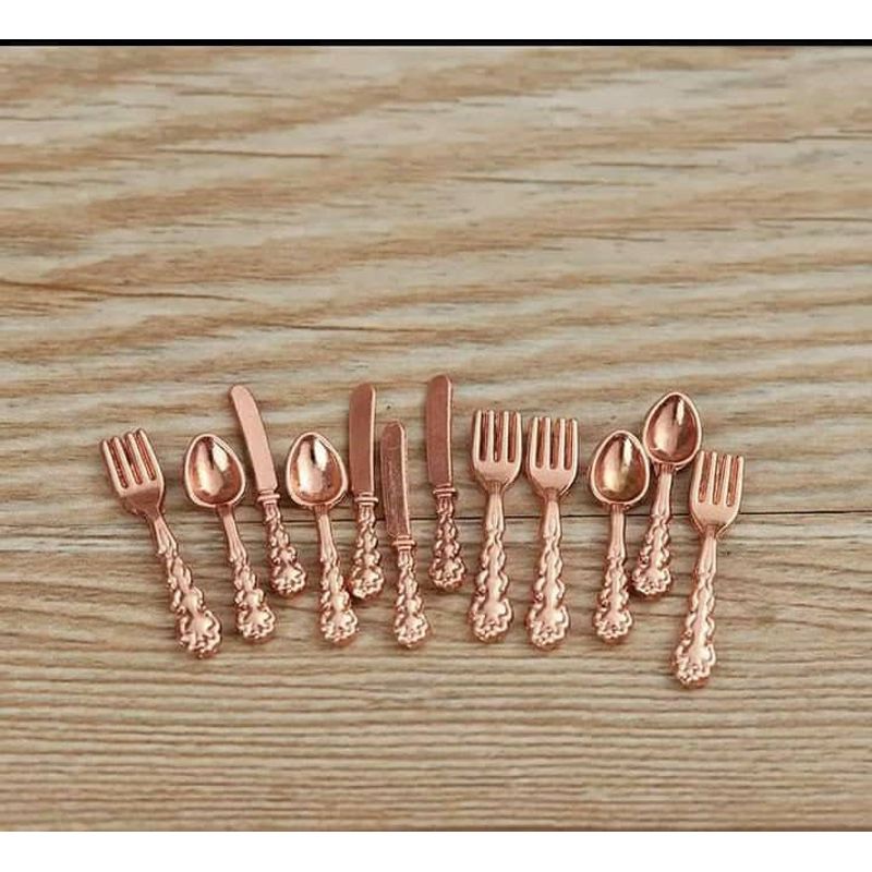 GENERICO - Set coleccion de miniaturas juego 12 unds de metal 2 cm.