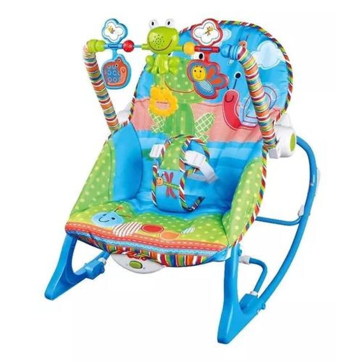 GENERICO - Silla mecedora para bebé iBaby Infant to toddler rocker azul