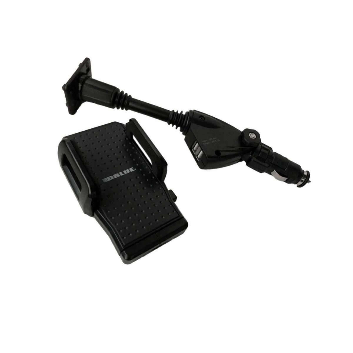 DBLUE - Soporte Celular Con 2 Conectores De 5v Usb - SC