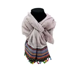 MISSI BEAUTY - Pañuelo o Bufanda Artesanal Pretina