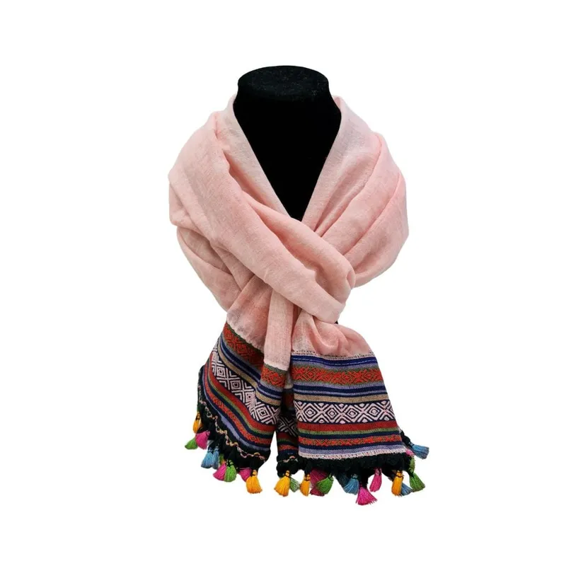 MISSI BEAUTY - Pañuelo o Bufanda Artesanal Pretina