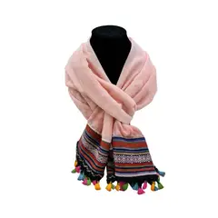 MISSI BEAUTY - Pañuelo o Bufanda Artesanal Pretina