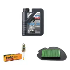 GENERICO - Kit Mantencion Honda Navi 110 / Aceite + Filtro + Bujia