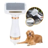 Cepillo Perros Peine Secador De Pelo 2 En 1 Gatos Mascotas