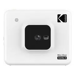 KODAK - Camara De Fotos Mini Shot Combo 3 Blanco Impresora 3x3