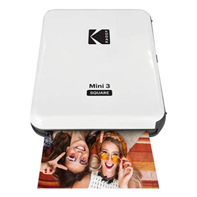 KODAK - Impresora Fotografica Instant Mini 3 Plus Printer 3x3 Blanco