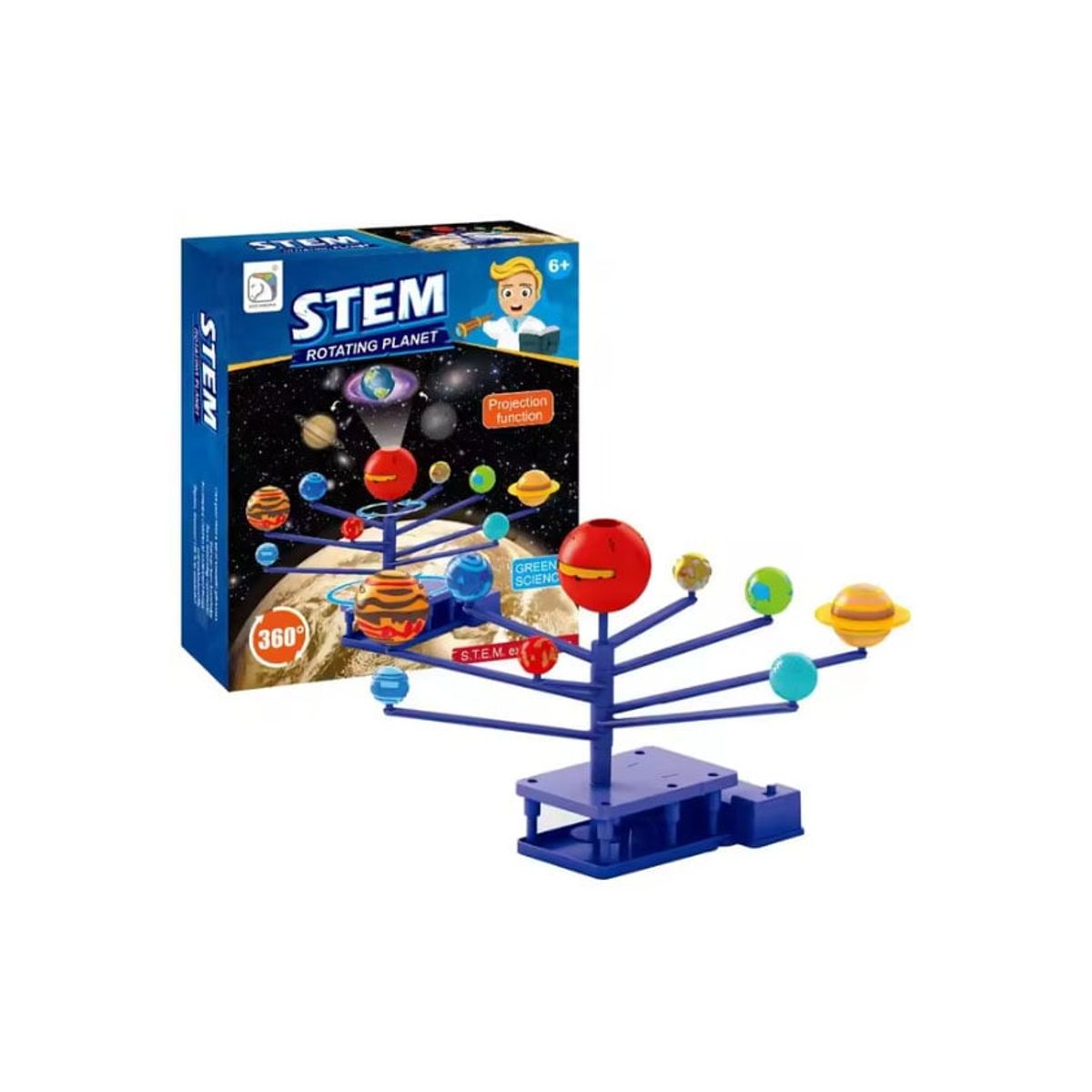 GENERICO - Stem Rotating Planet - Planetario Rotativo con proyector