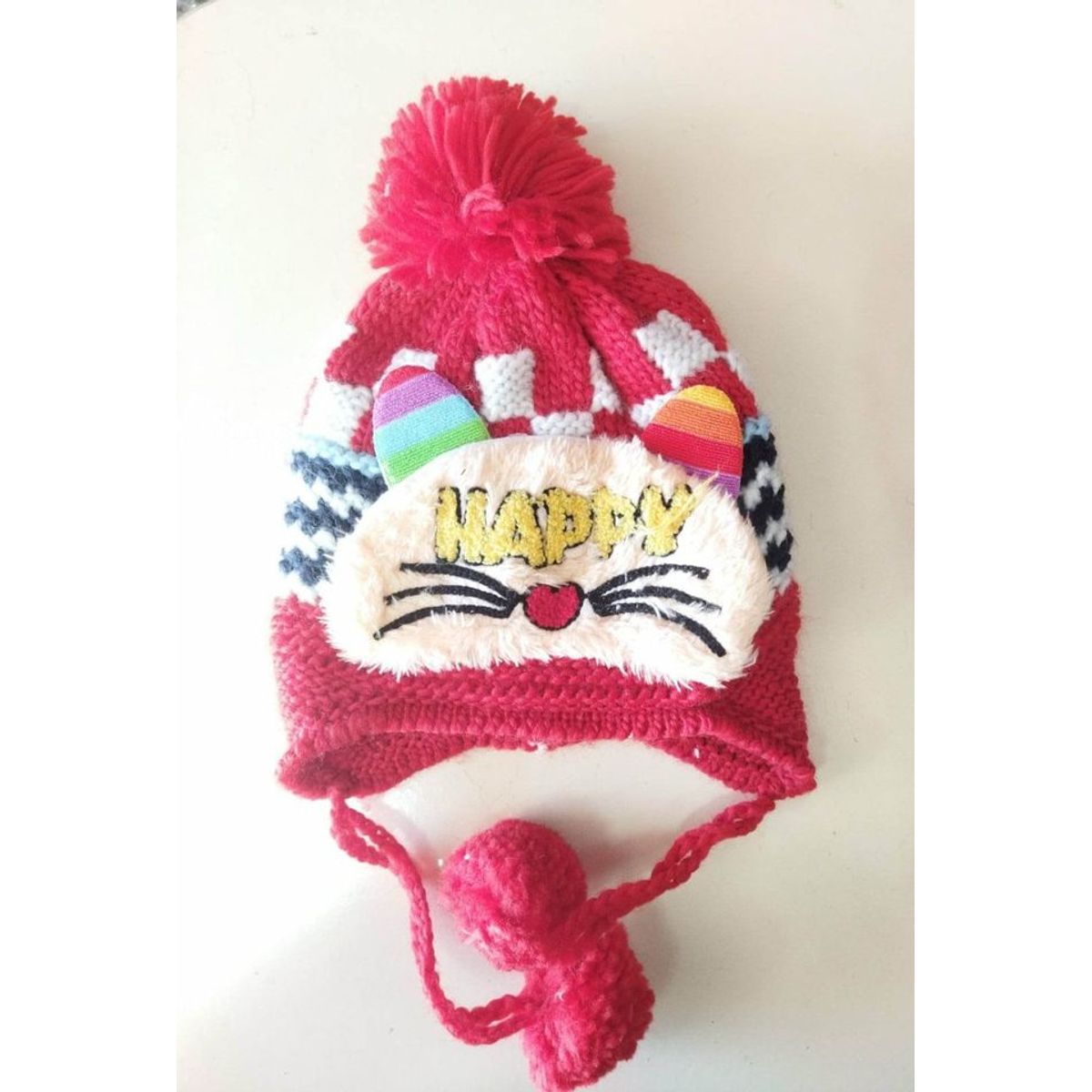 GENERICO - Gorro invierno para bebe y niños 2 años a 6 años.