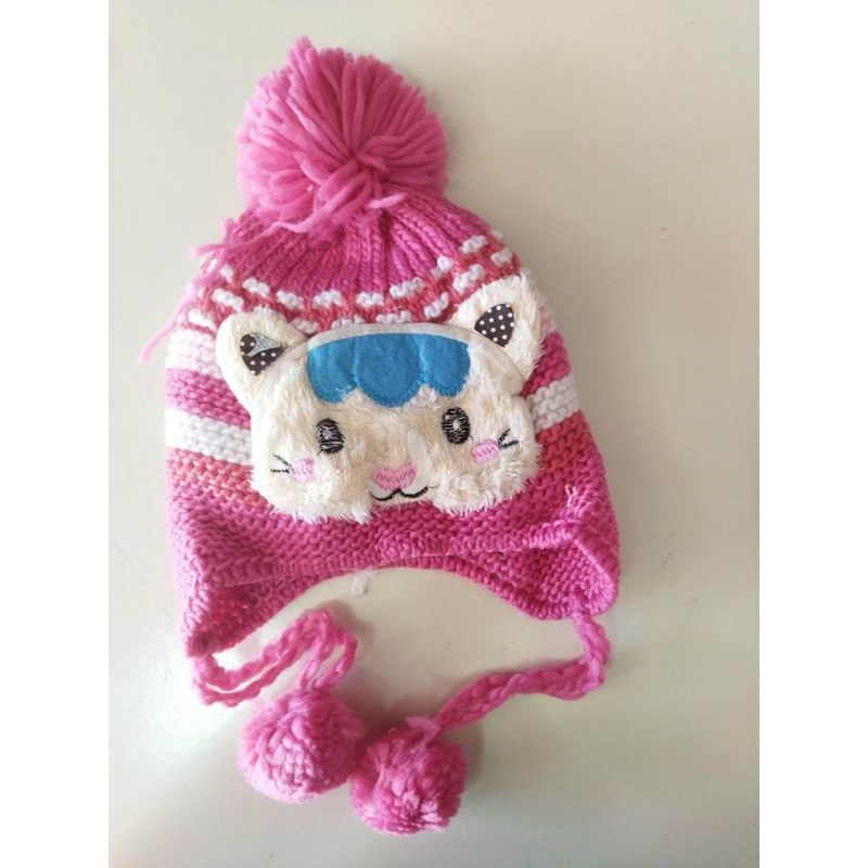 GENERICO - Gorro invierno para bebe y niños 2 años a 6 años.