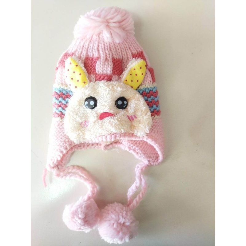 GENERICO - Gorro invierno para bebe y niños 2 años a 6 años.