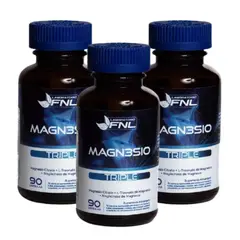 FNL - Magnesio Triple 270 Cápsulas 3 Frascos x 90 Caps