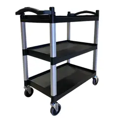 PROCHEF - Carro Multiuso Plástico 83x41x85 Negro