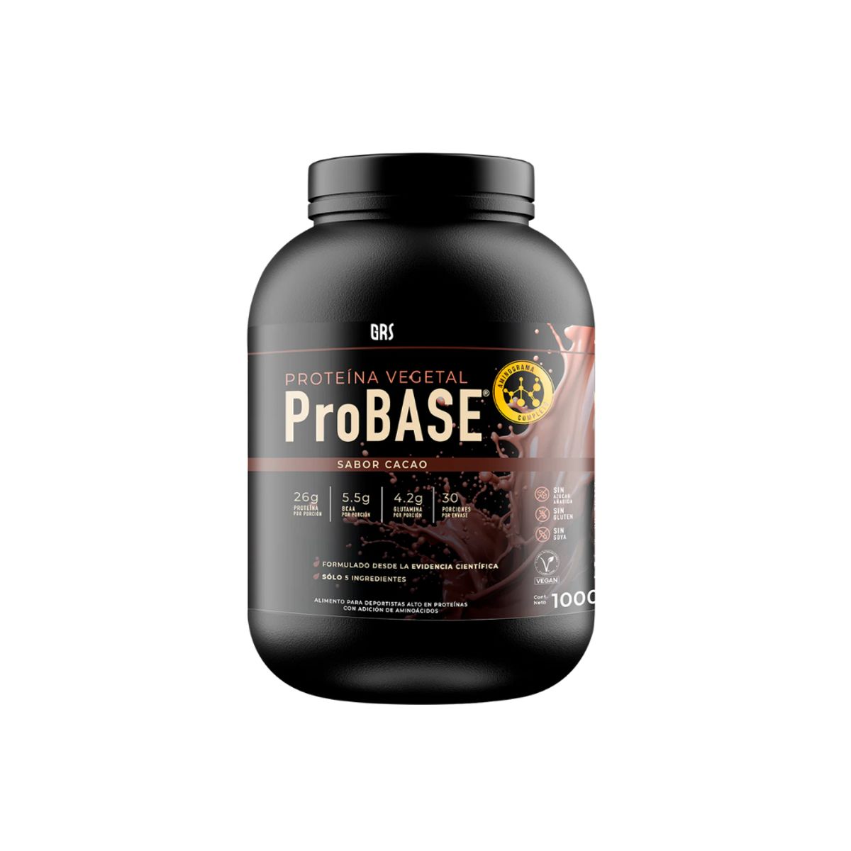 GENERICO - Proteina ProBase Cacao Vegano 1Kg- Proteína de Arveja