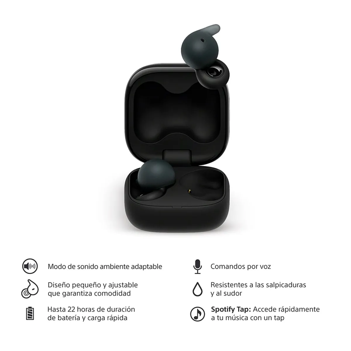 SONY - Audífonos Bluetooth Linkbuds Open Negro
