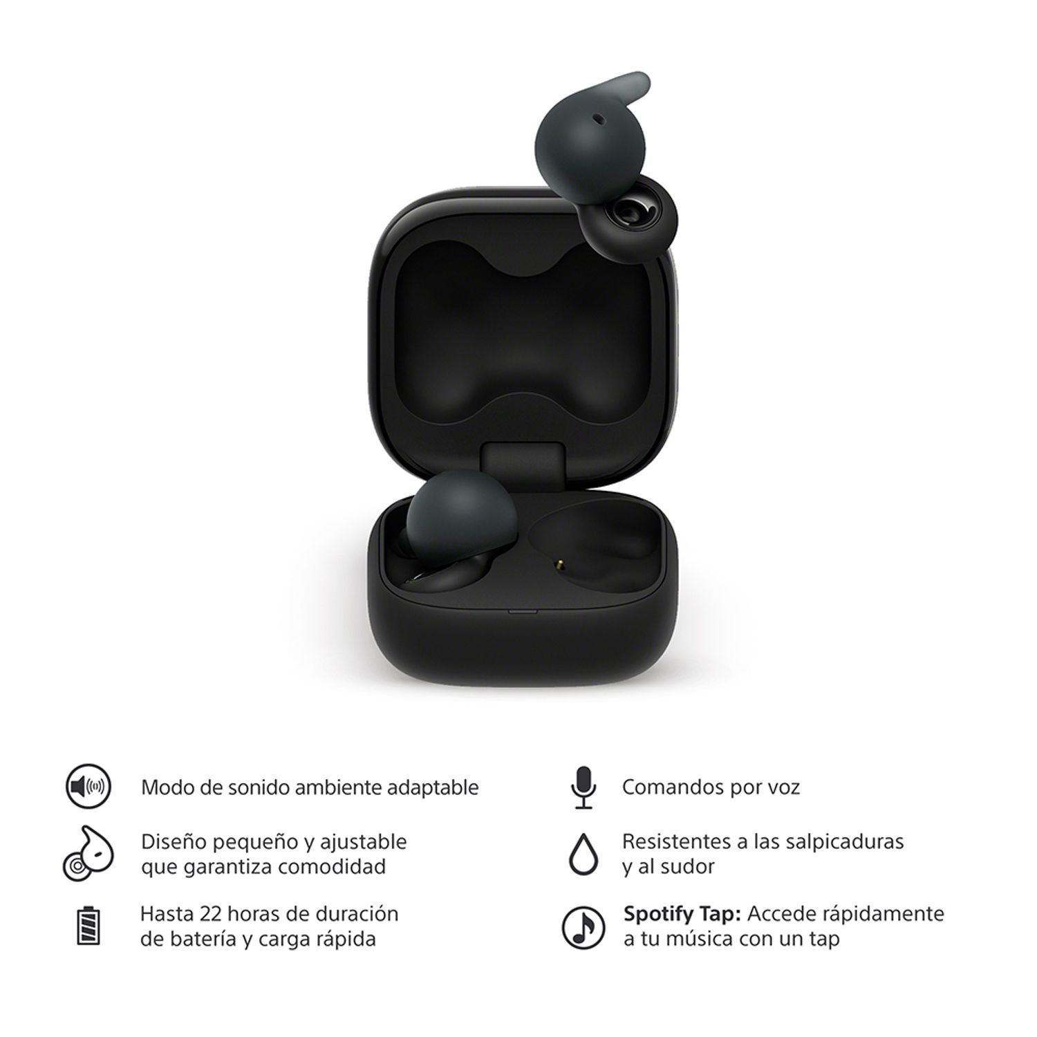 SONY Audífonos Bluetooth Linkbuds Open Negro | Falabella Chile