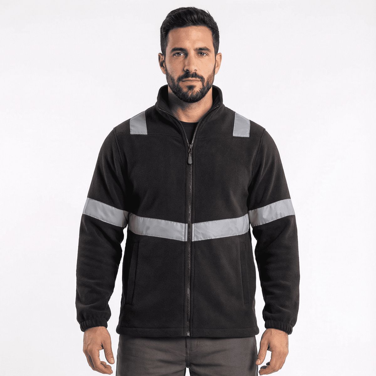 T-WORLD - Micropolar Reflectante Hombre Térmico Alta Visibilidad Trabajo