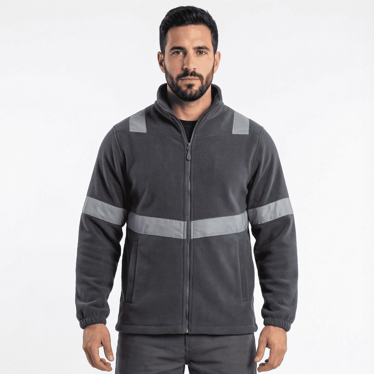 T-WORLD - Micropolar Reflectante Hombre Térmico Alta Visibilidad Trabajo