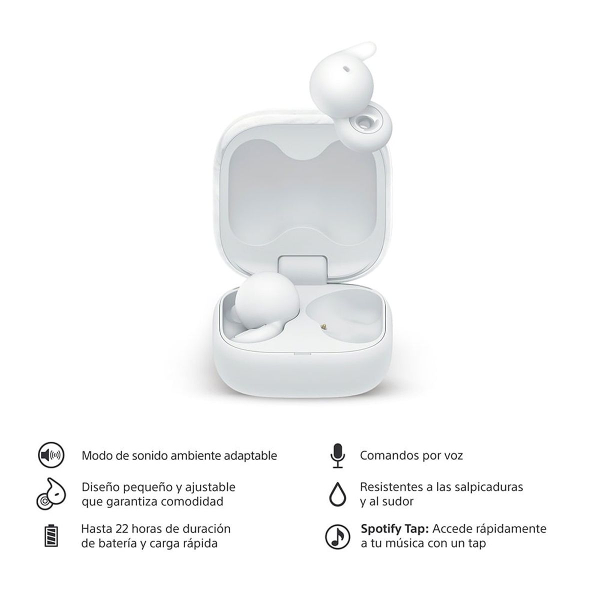 SONY - Audífonos Bluetooth Linkbuds Open Blanco