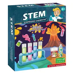 GENERICO - Stem Surprising Chemistry Kit Experimentos Quimicos 14 en 1