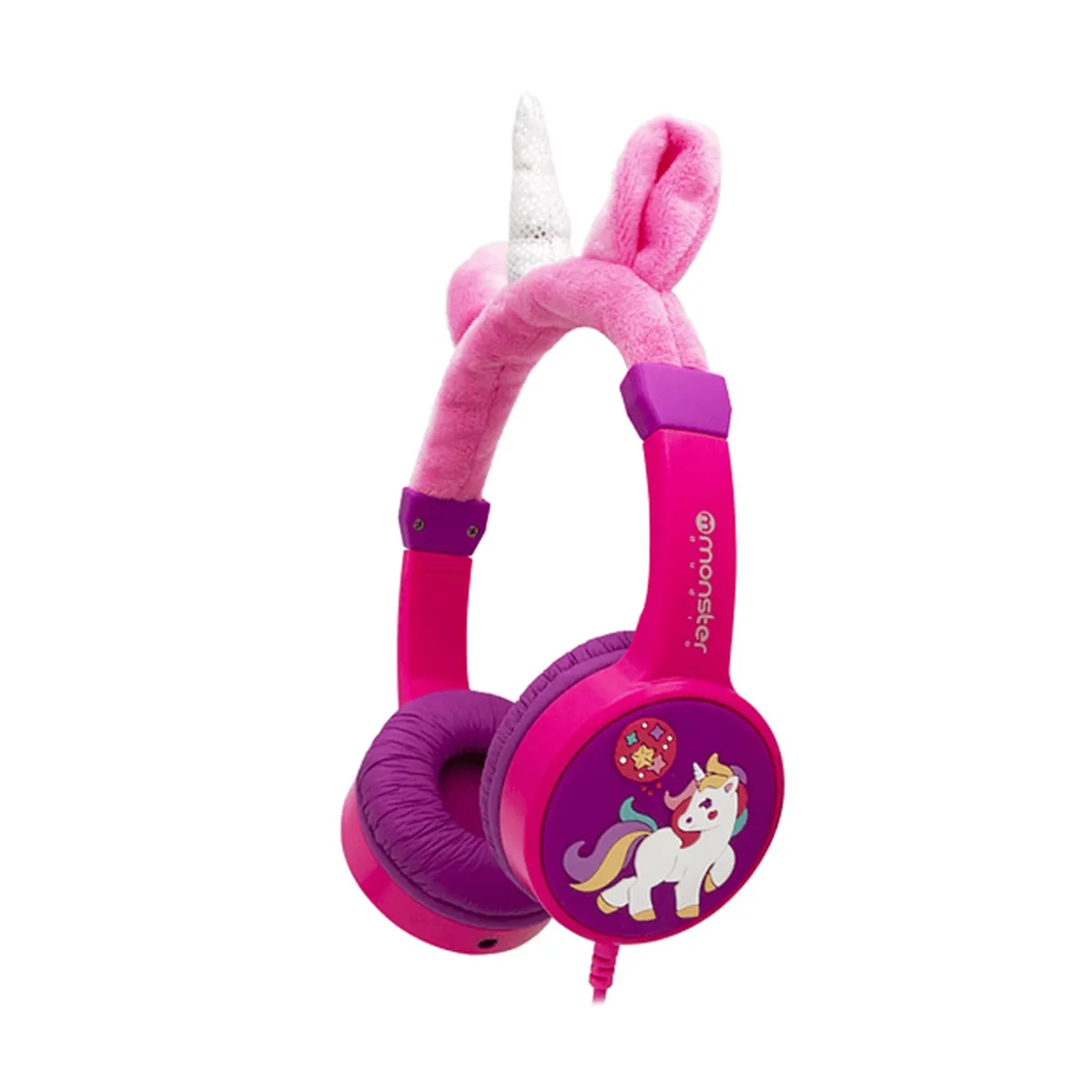 MONSTER - Audifono Para Niña Monster Cool Kids CK01P Unicornio