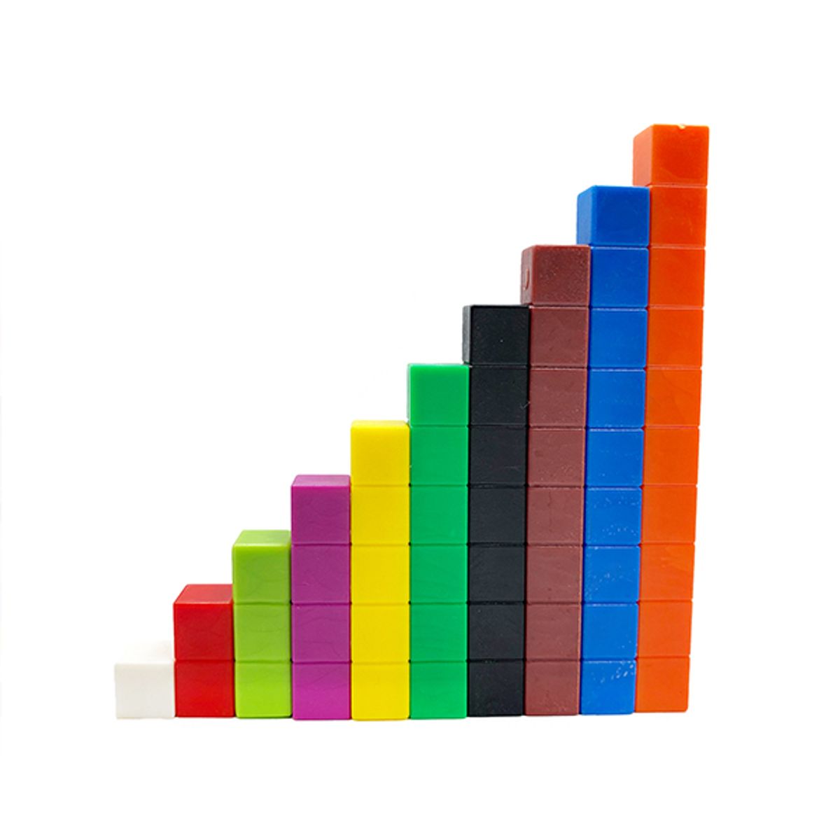 LA PRINCESITA - Barras Cuisenaire 74 unidades Metodo Singapur